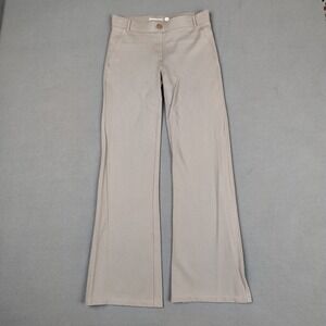 Betabrand Dress Yoga Pants Small Tan Flare Leg Stretch Pull On Career 30" Inseam